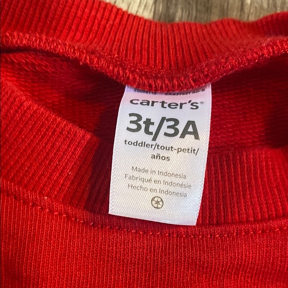 Red Dress with Heart Pattern - Picture 2 of 7